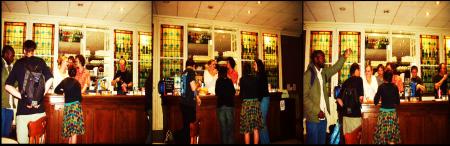 Dim et Nini in the bar of Com de Pic !!!!!